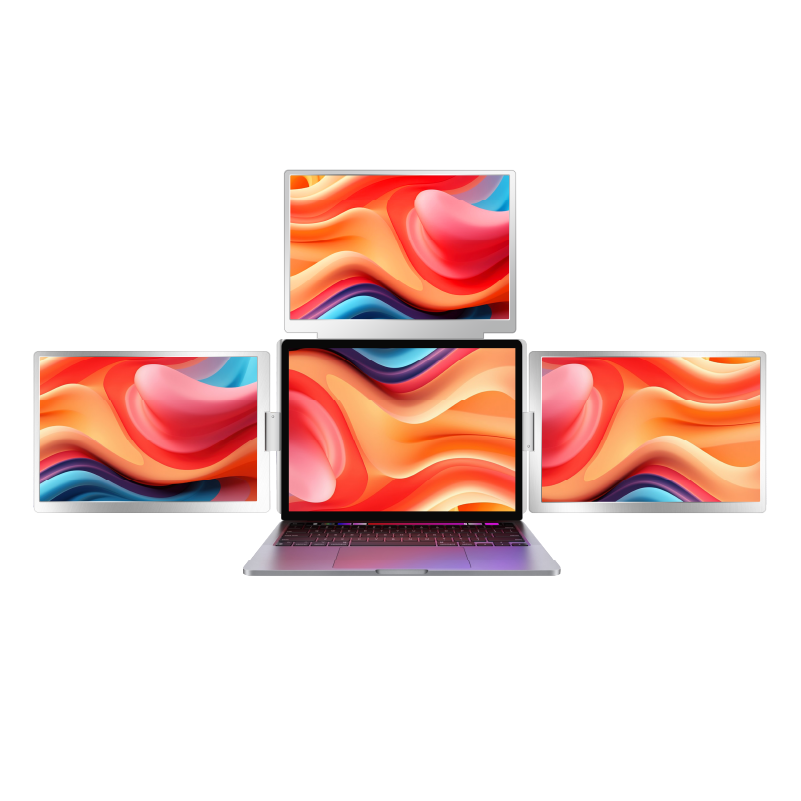 14" Üçlü Trimonitör Sabit Panel