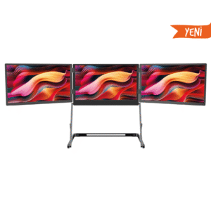 15.6" Üçlü Trimonitör (Standlı)