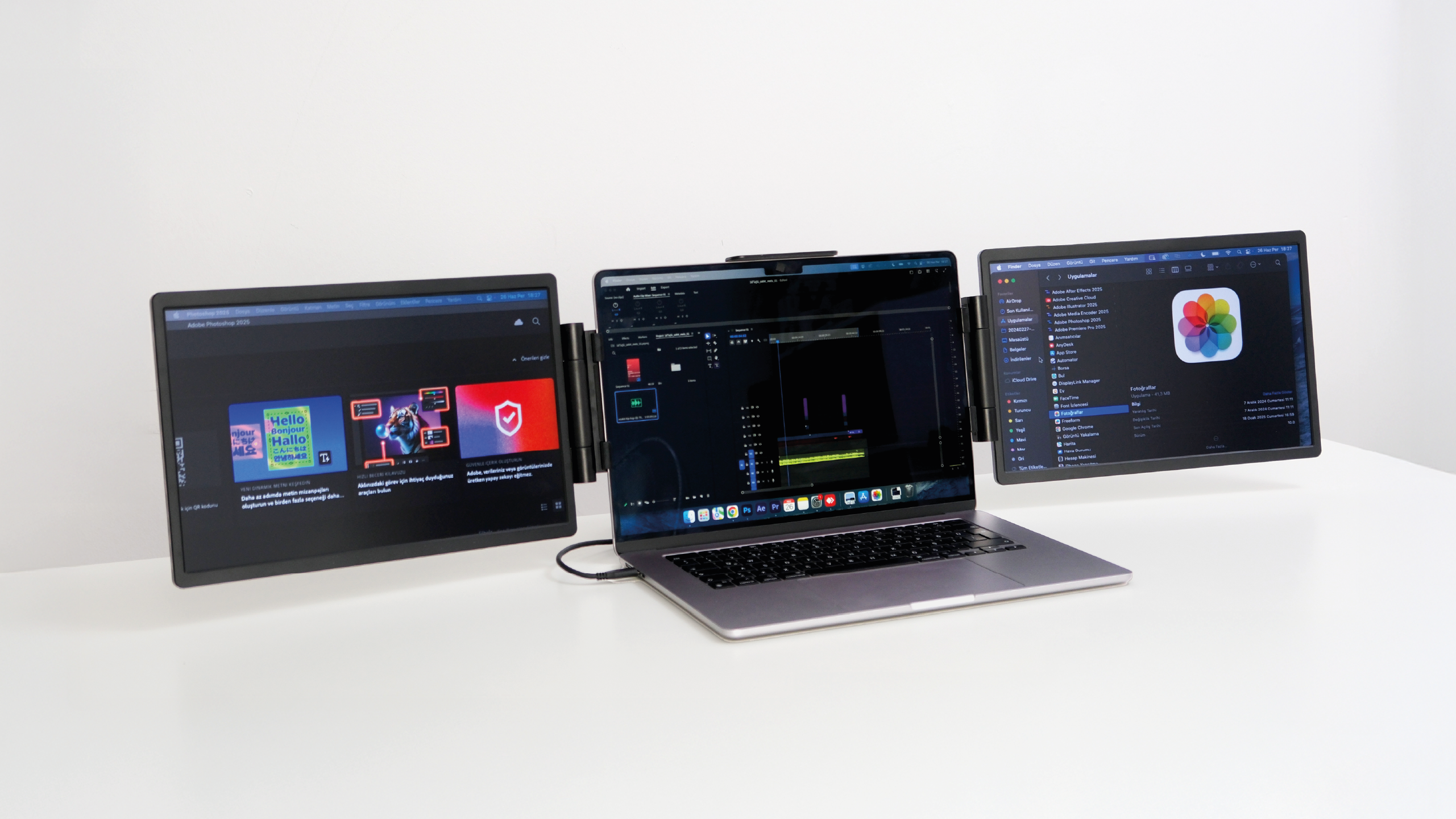 14" Trimonitör (Askılı)