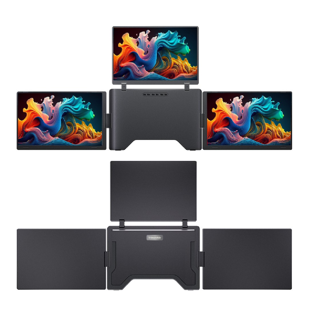 16" Üçlü Trimonitör (Sabit Panel) - Görsel 3