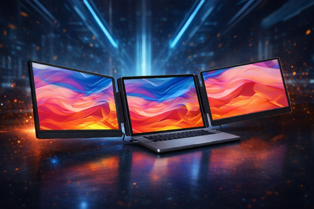 14" Trimonitör 360° (Çok Kablolu) ile Ekran Sayınızı Yükseltin