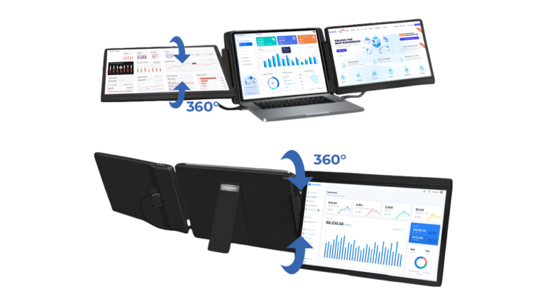 14" Trimonitör 360° (Çok Kablolu)